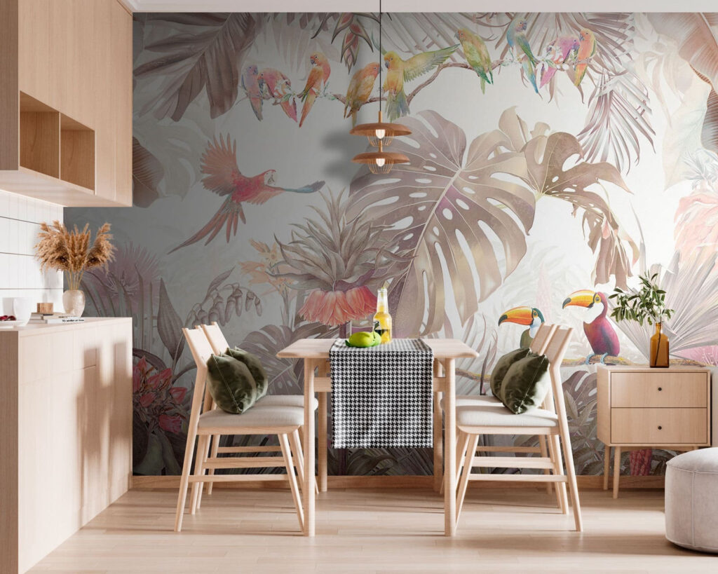 Tucani printre frunze tropicale — interior 3
