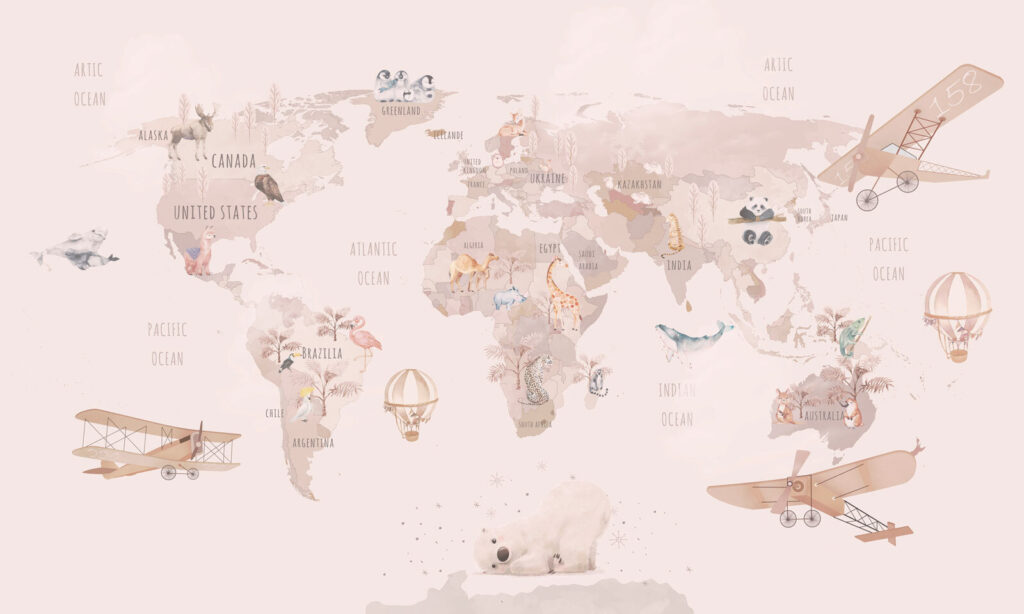 Rute roz pe hartă — design complet