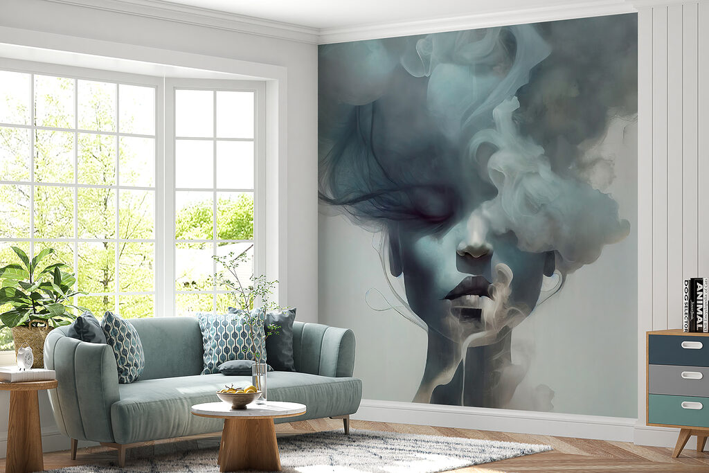Portret printre nori albaștri — interior 6
