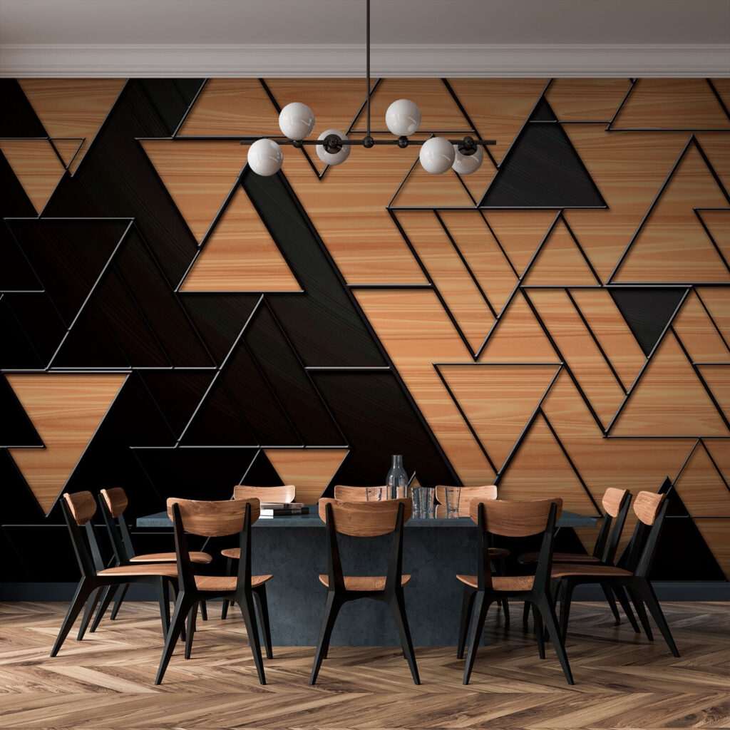 Triunghiuri maro și negru — interior 3