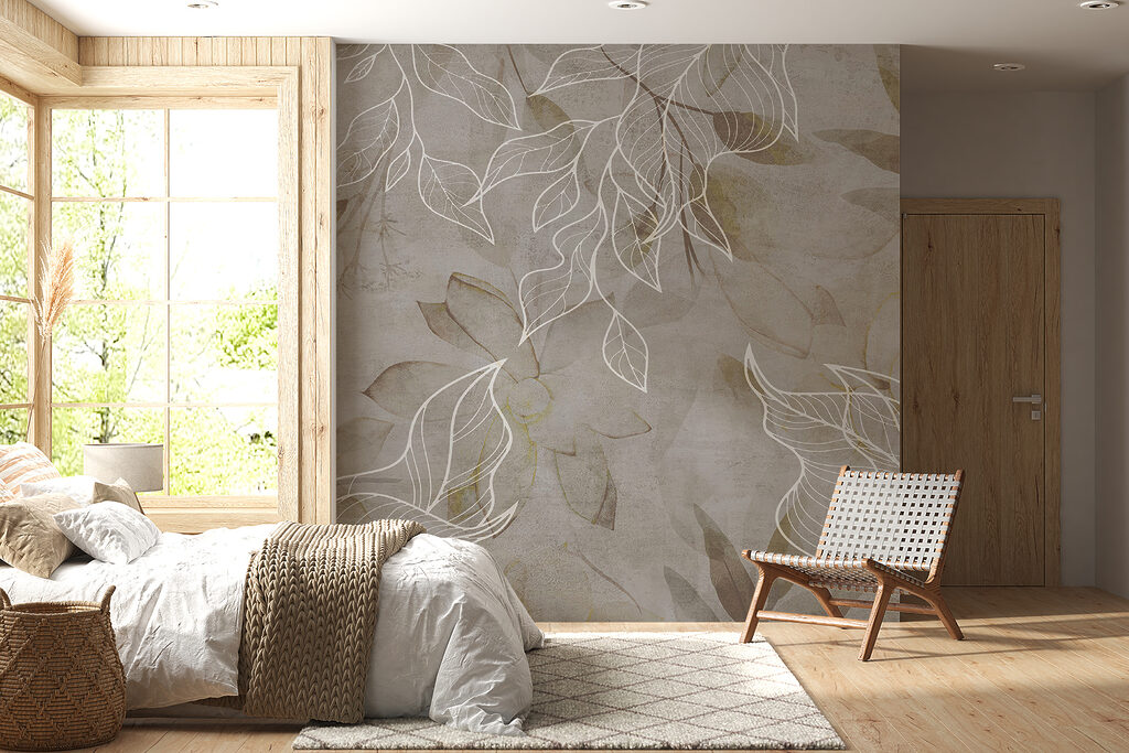 Frunze albe pe maro — interior 4