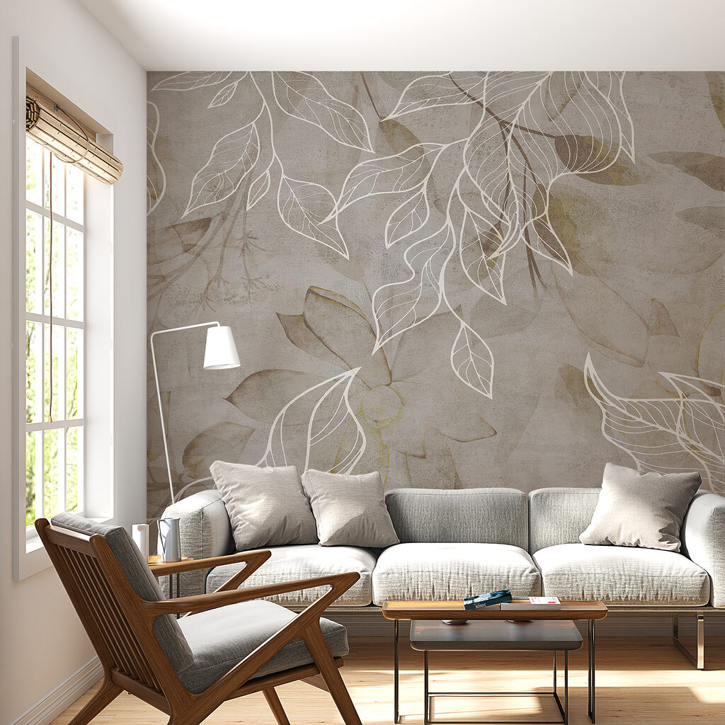 Frunze albe pe maro — interior 5