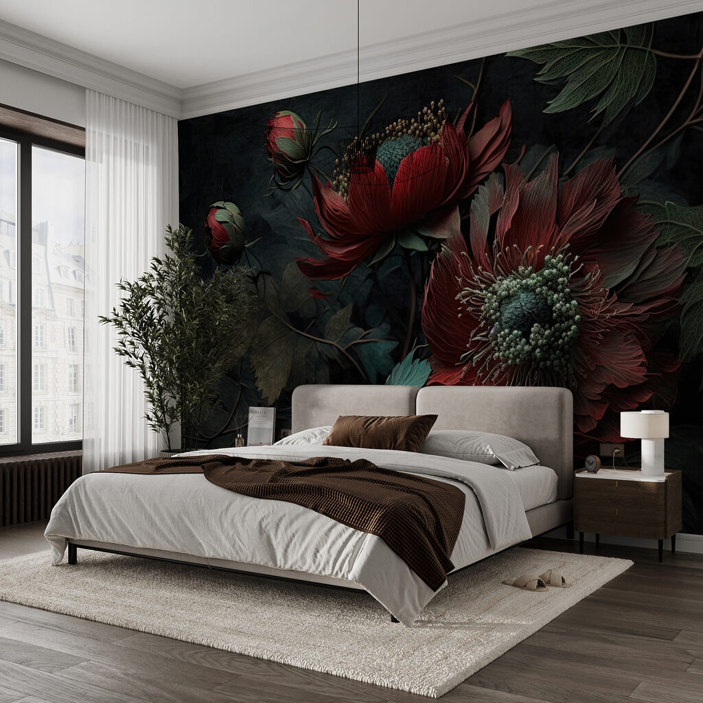 Înflorire roșie în liniște — interior 4