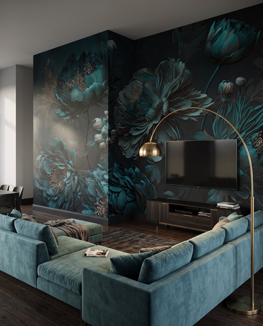 Flori turcoaz de noapte — interior 4