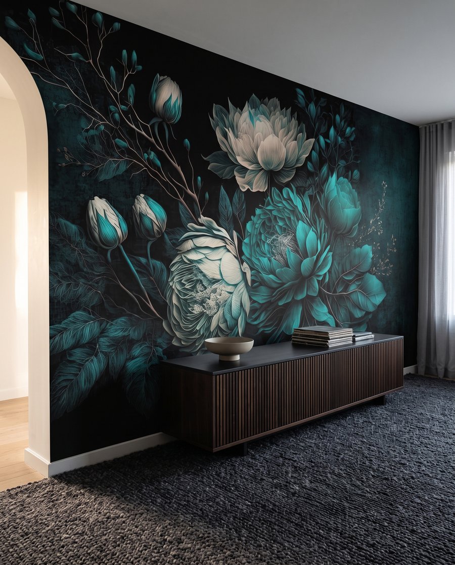 Buchet verde-apă — interior 5