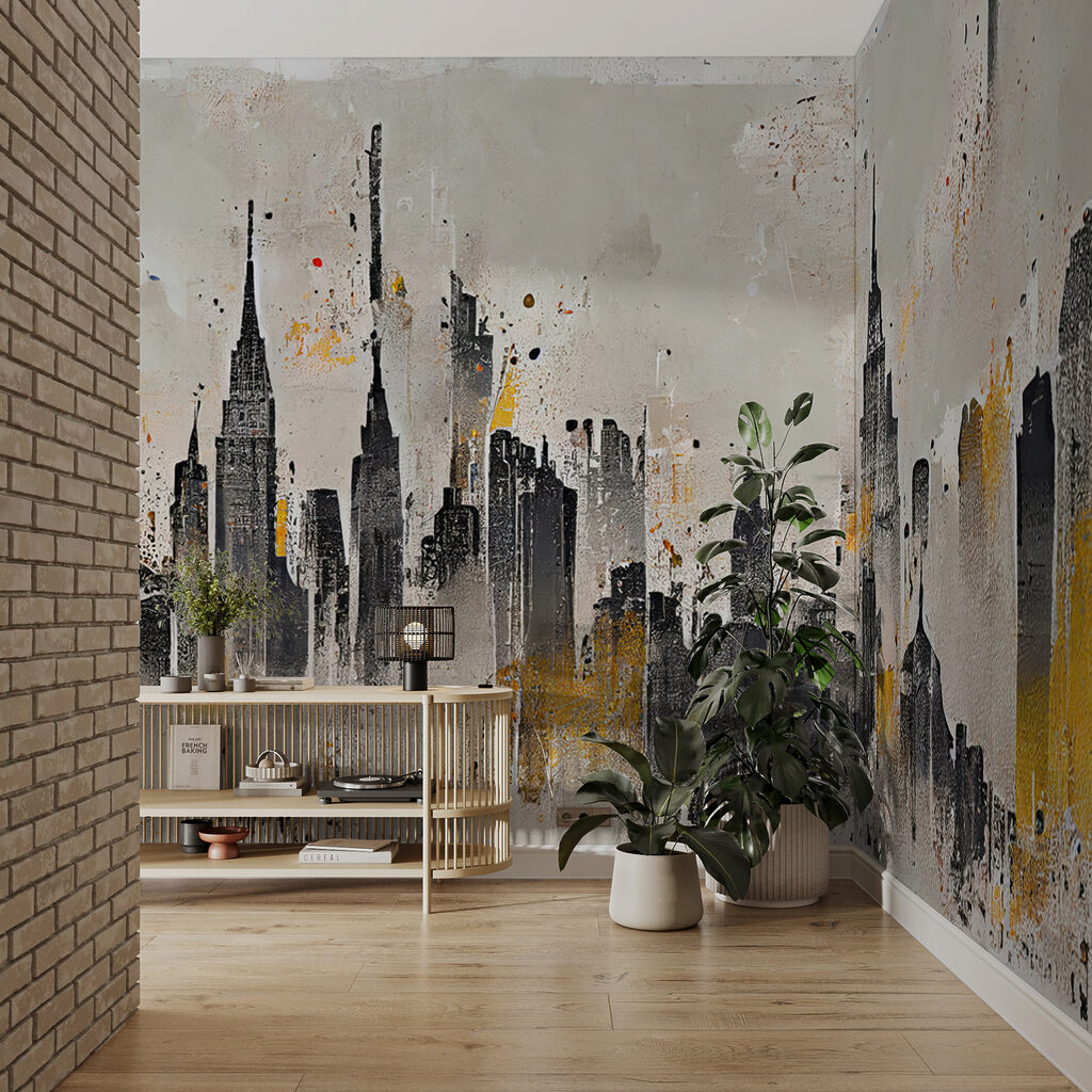 Siluetă urbană în ocru — interior 5