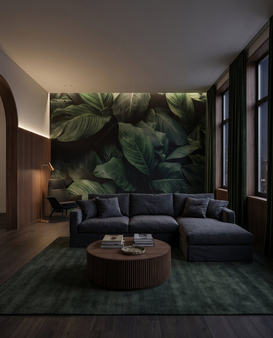 Nervuri din umbră adâncă — interior 3