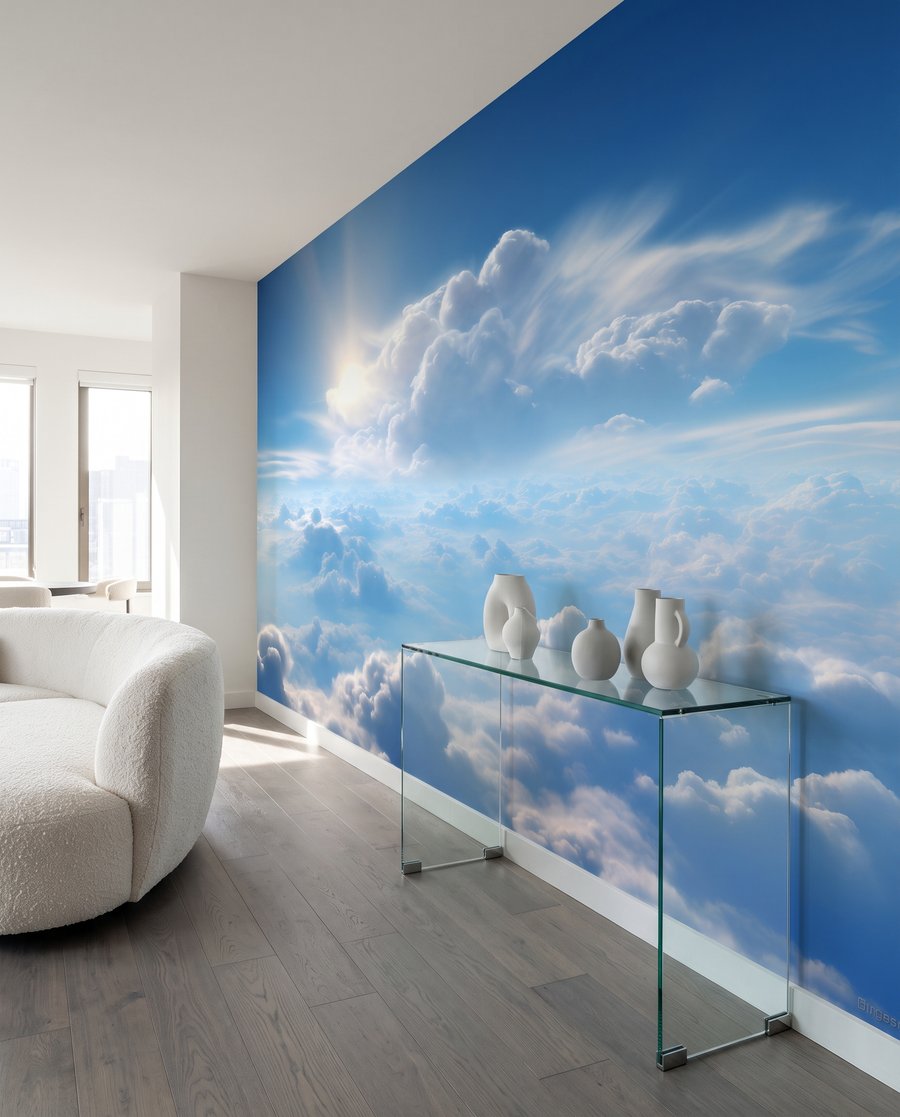 Soare peste nori albi — interior 1