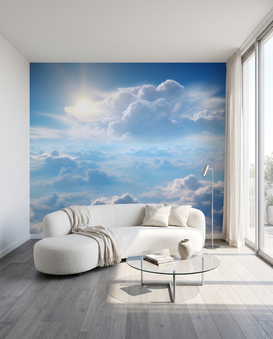 Soare peste nori albi — interior 5