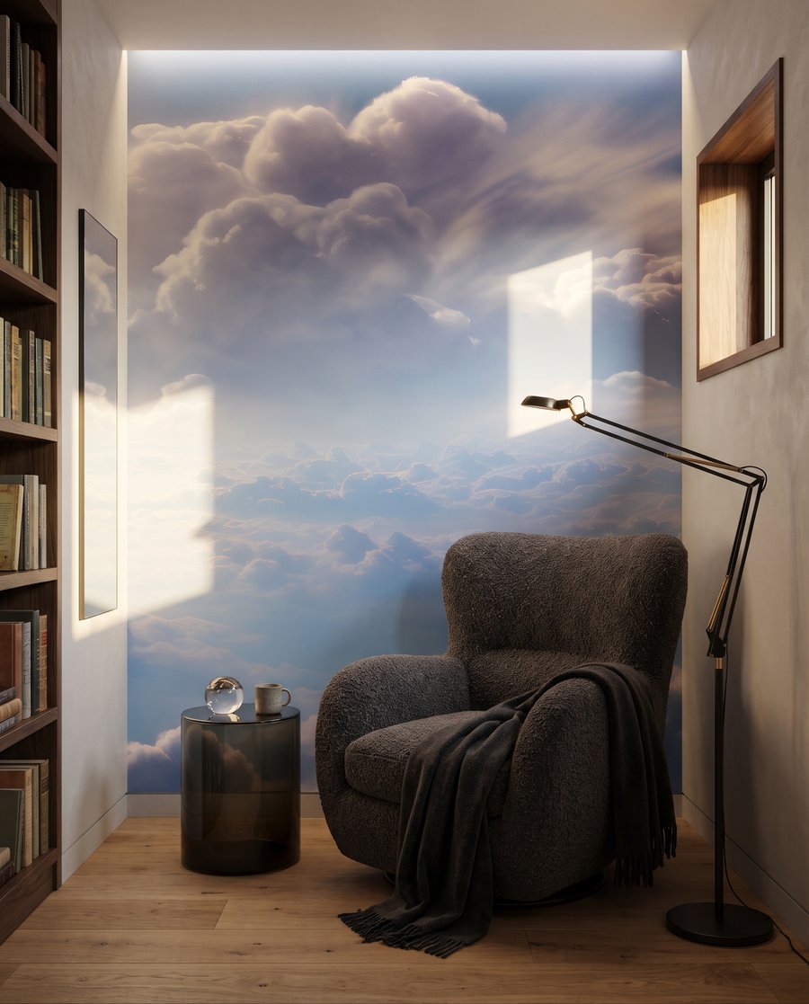 Soare peste nori albi — interior 6