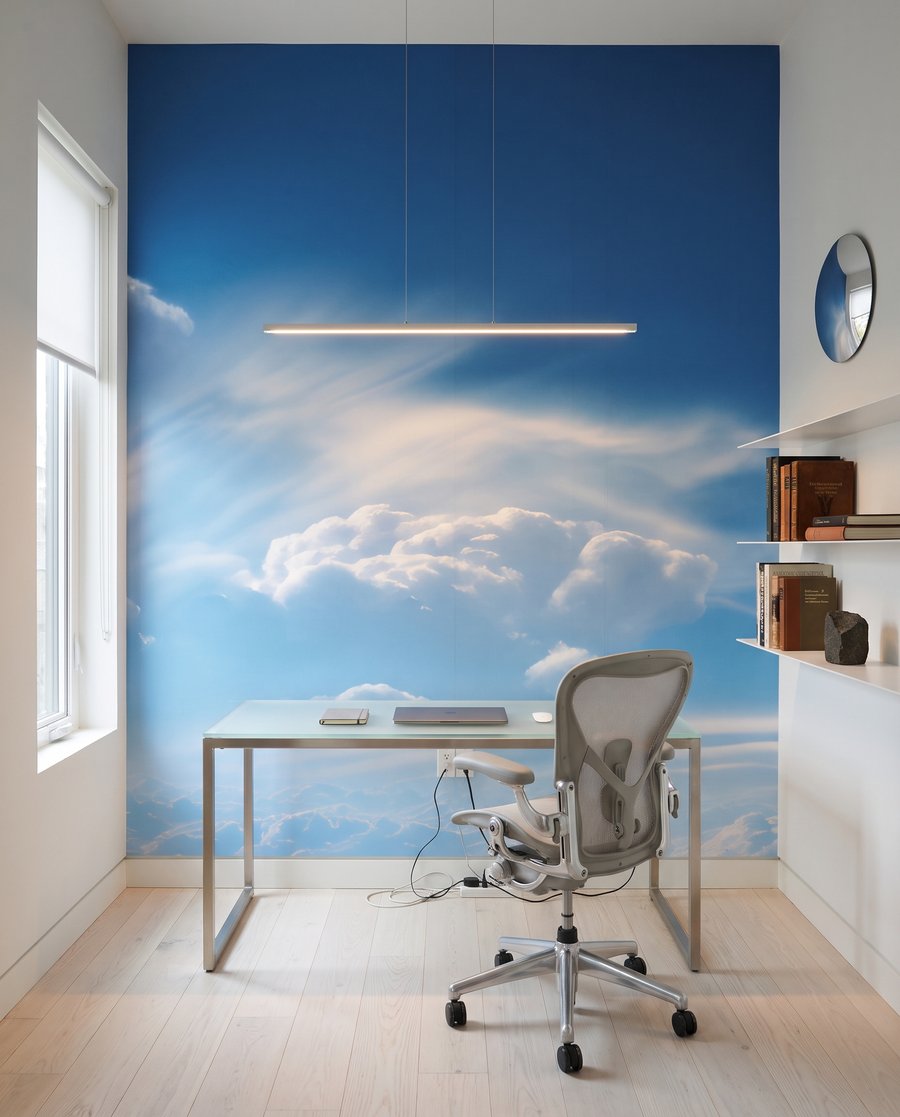 Soare peste nori albi — interior 10