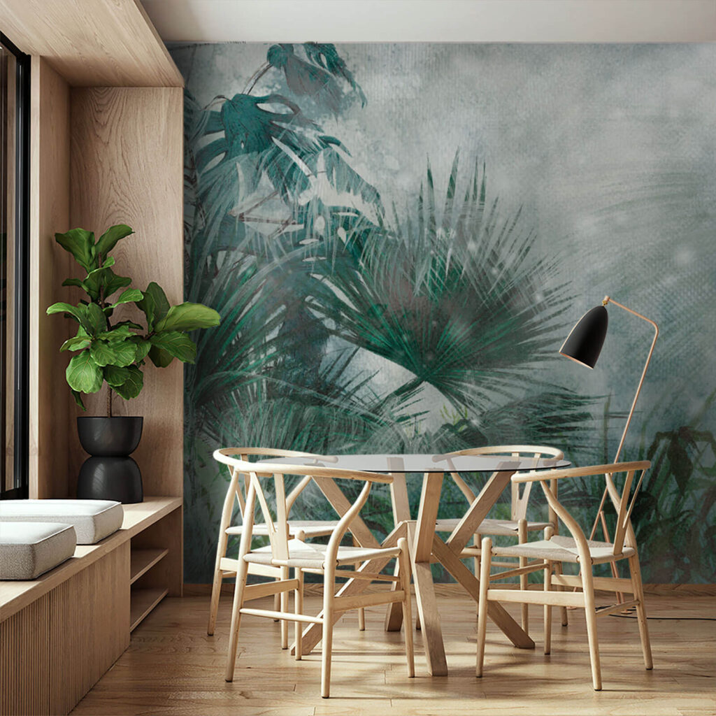 Frunze tropicale în ceață — interior 1