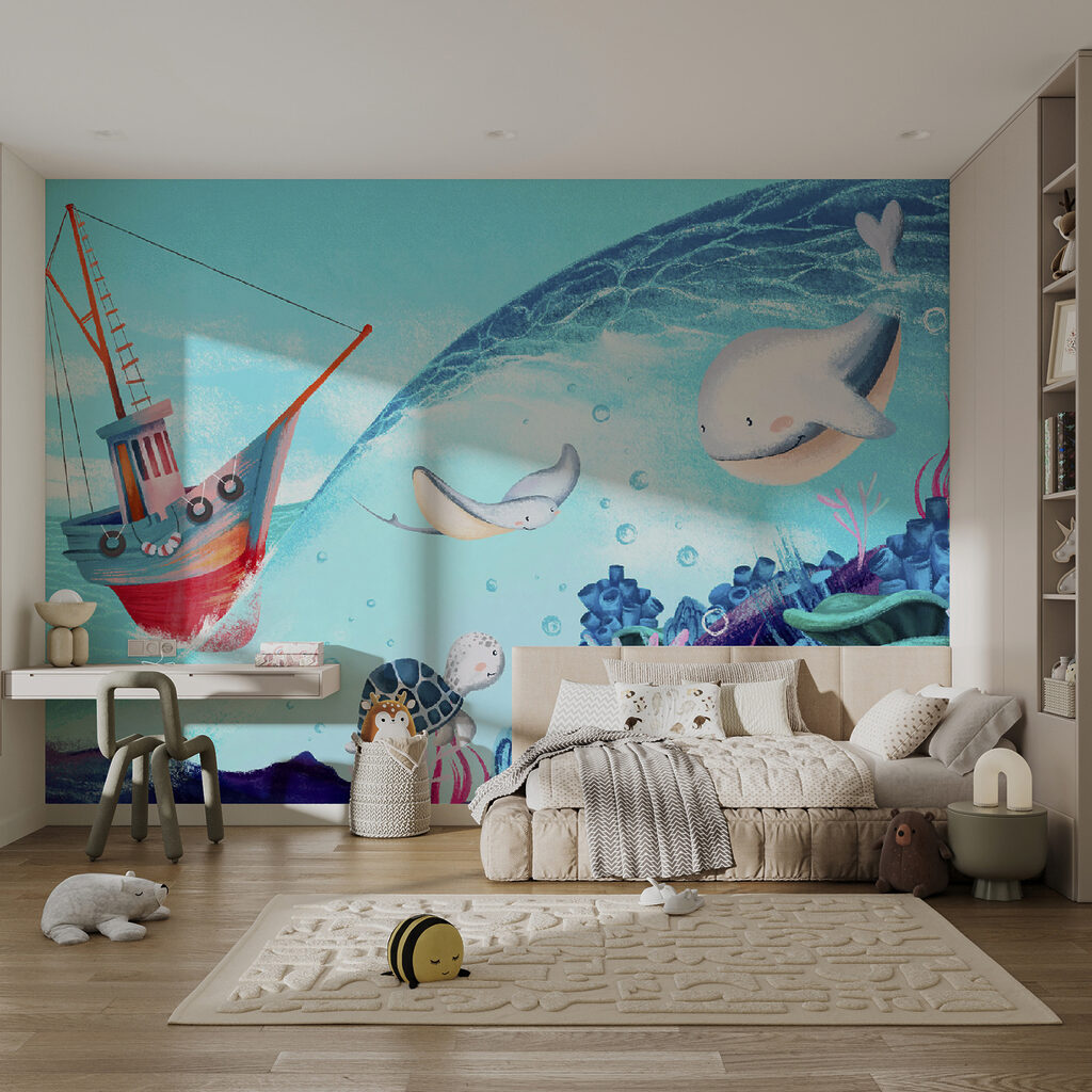 Barcă și animale marine — interior 4