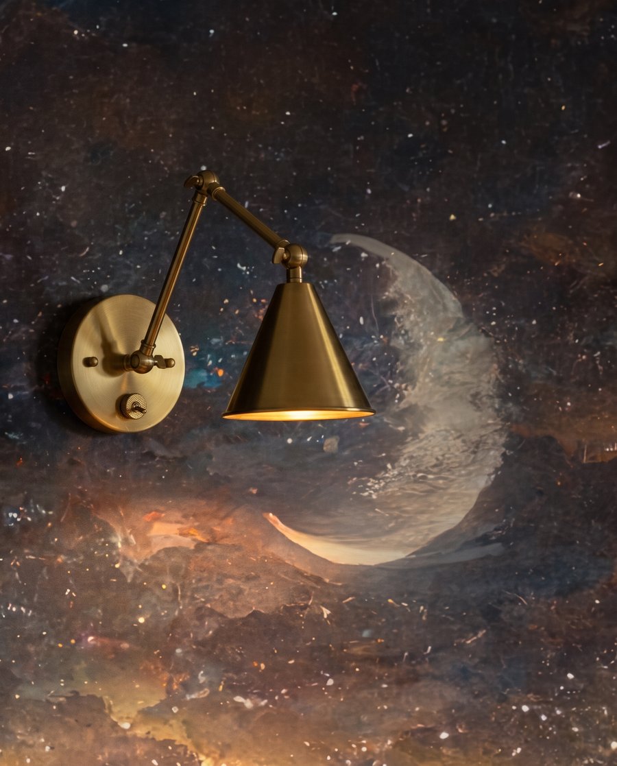 Luna peste apa serii — detaliu