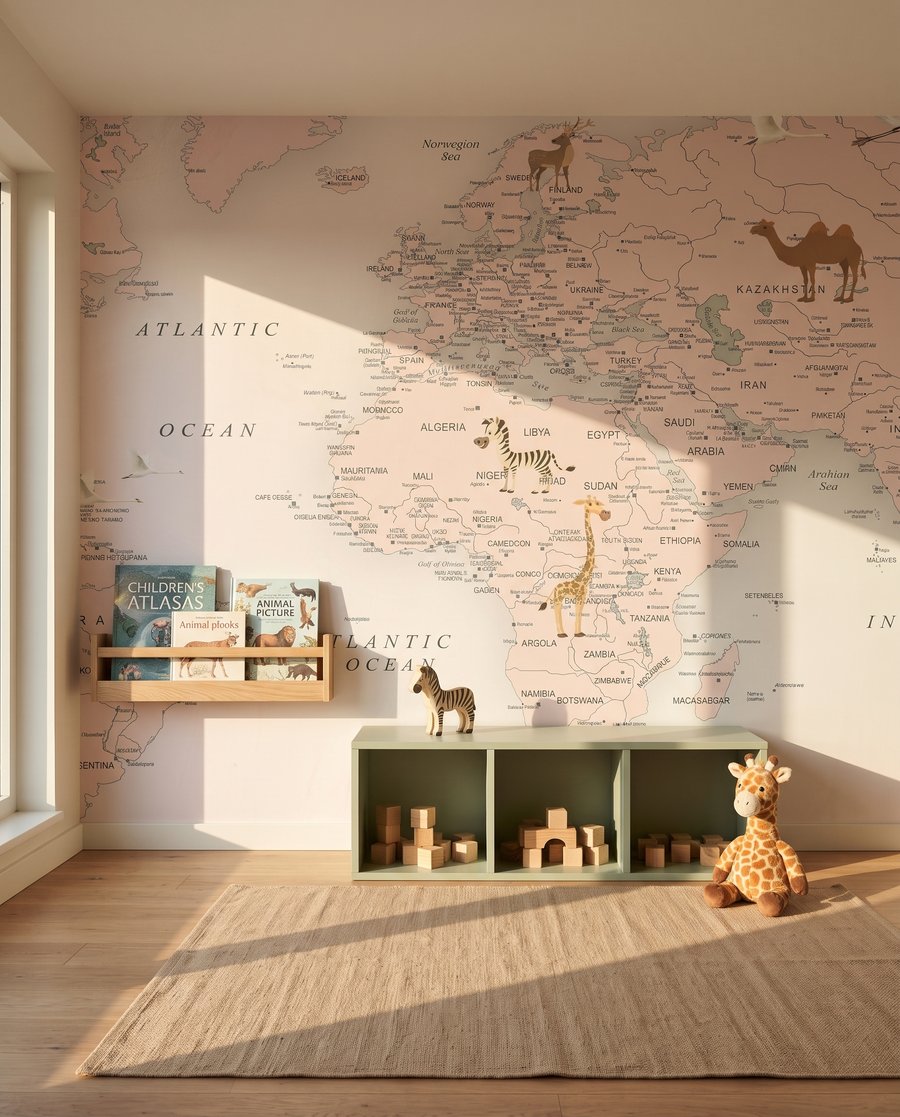 Harta lumii între frunze — interior 6