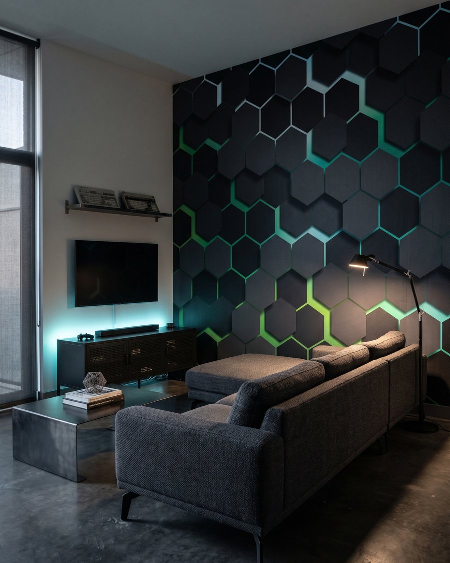 Hexagoane întunecate — interior 1