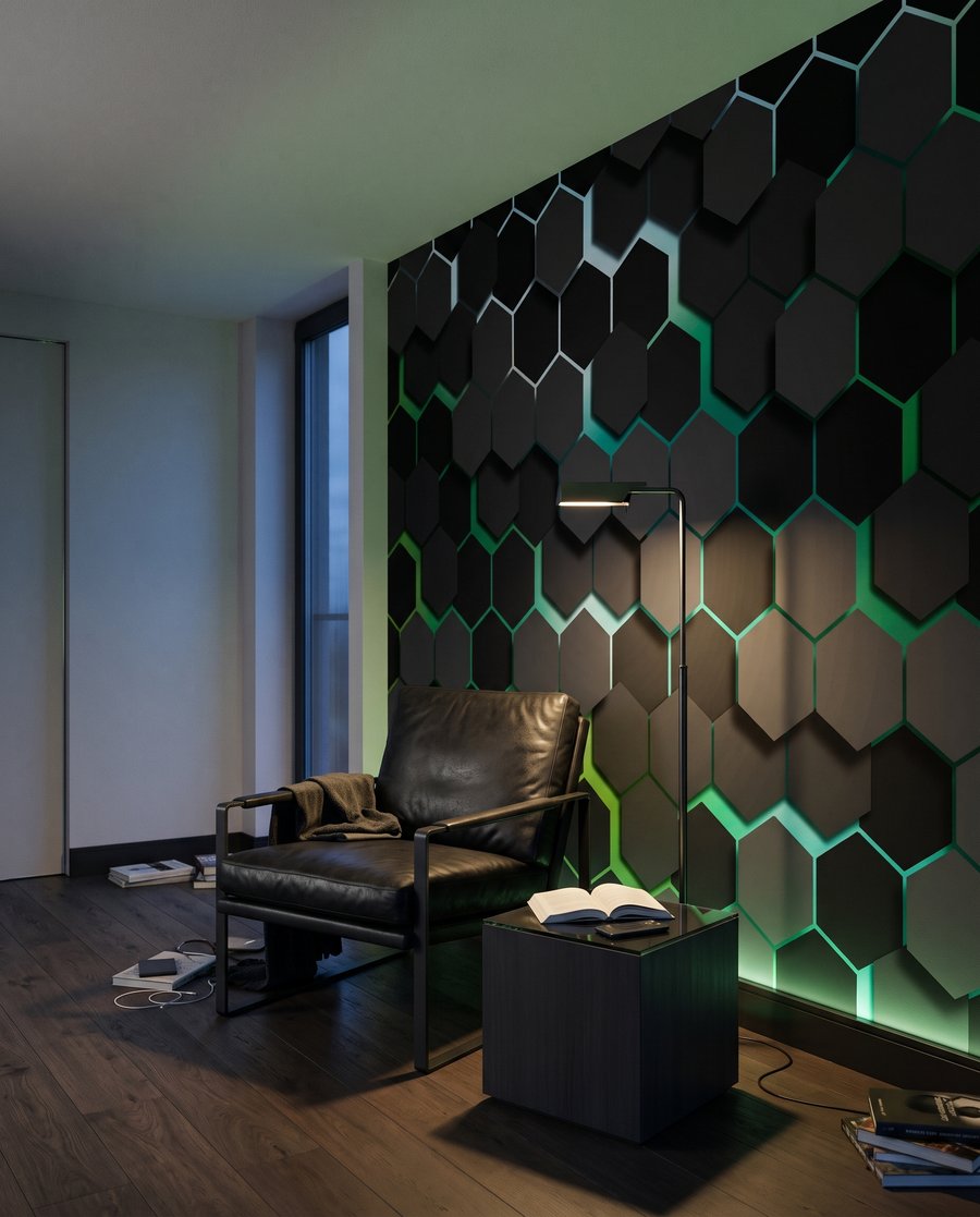 Hexagoane întunecate — interior 3