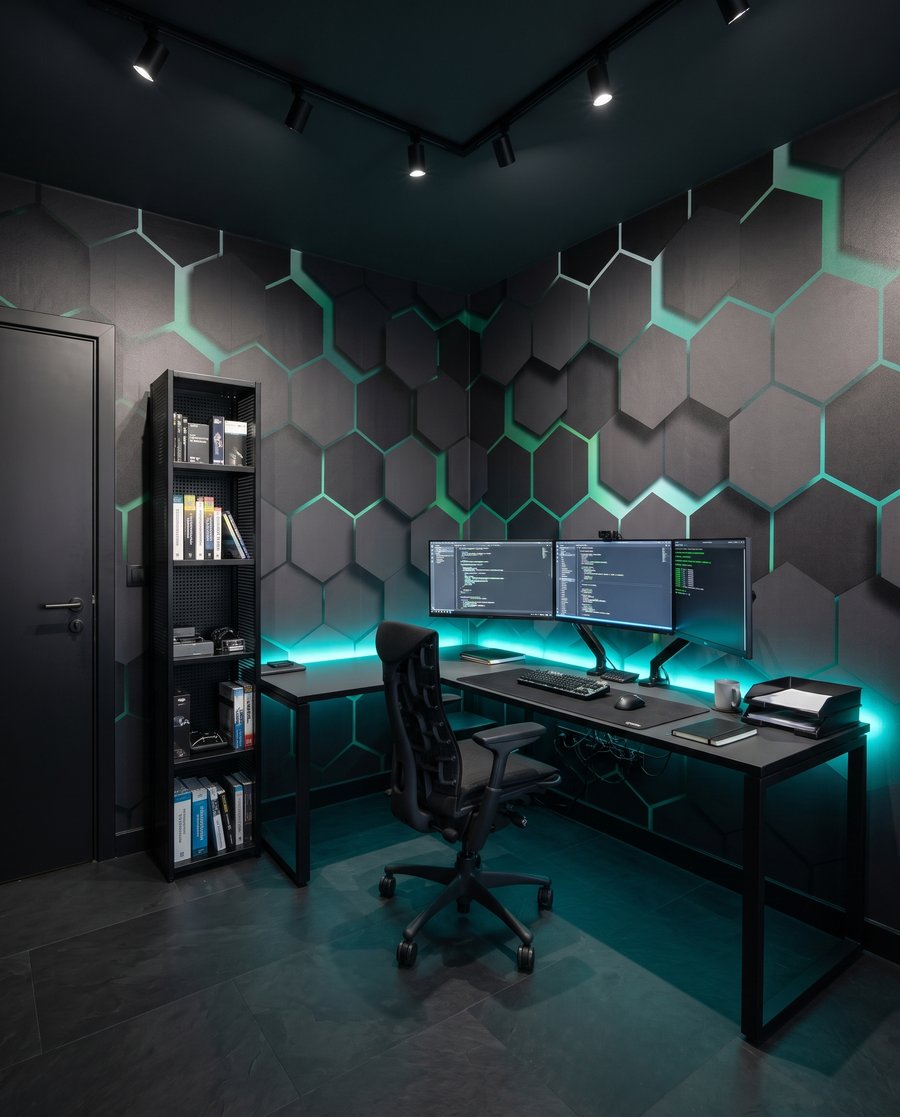 Hexagoane întunecate — interior 6