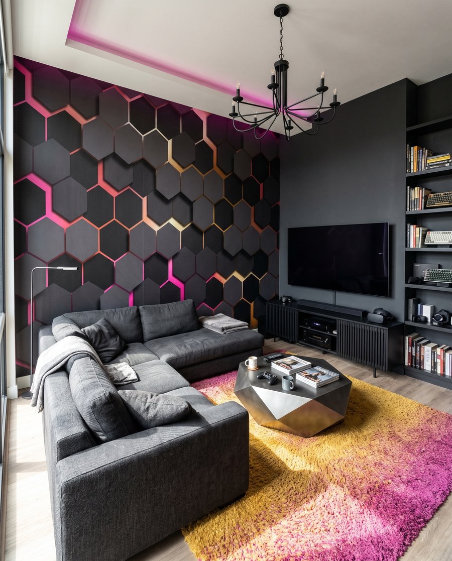 Hexagoane întunecate — interior 1
