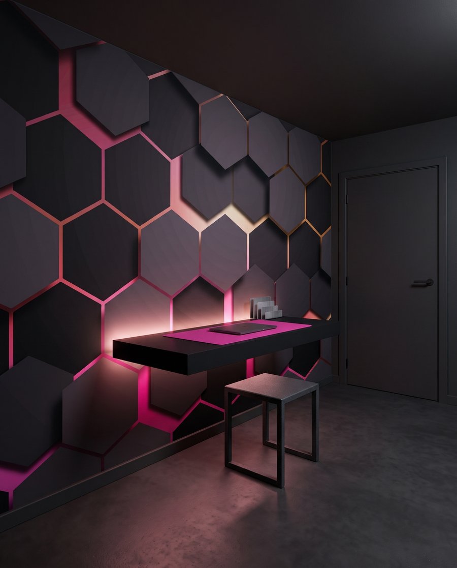 Hexagoane întunecate — interior 8