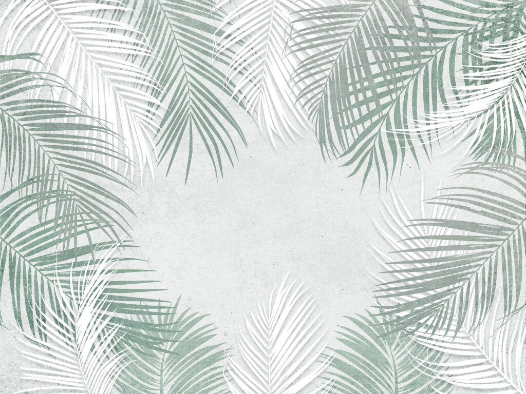 Palmieri gri pe margini — design complet