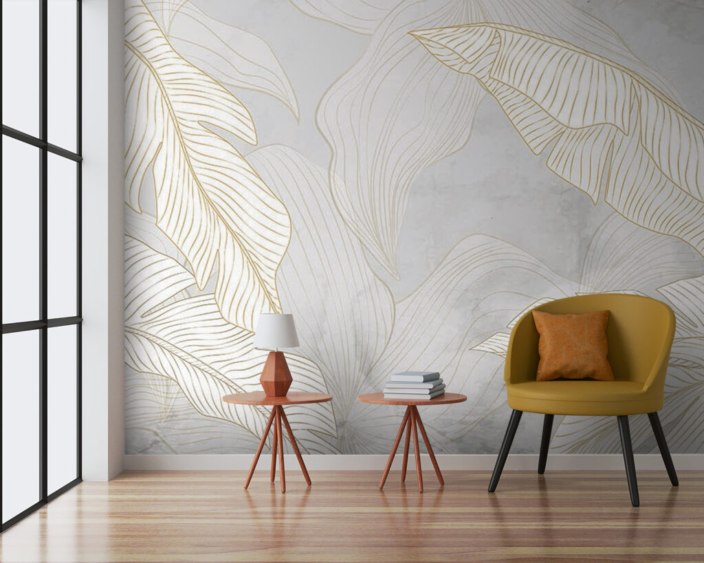 Frunze albe, nervuri aurii — interior 6