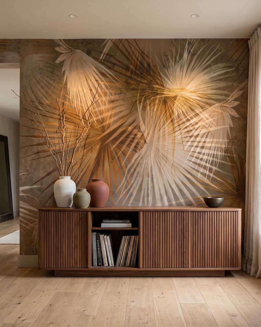 Evantai de palmieri — interior 1