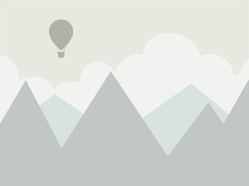 Balon peste munți — design complet