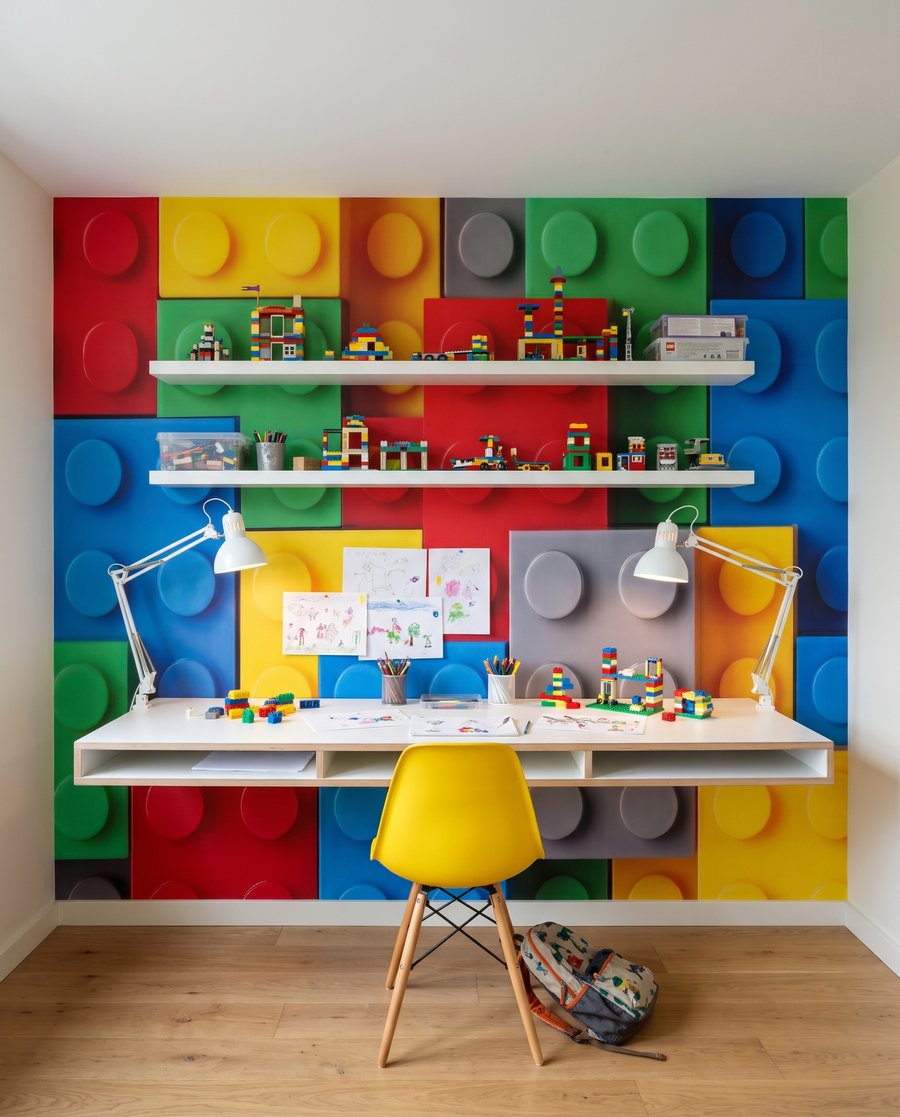Perete cu cuburi — interior 6