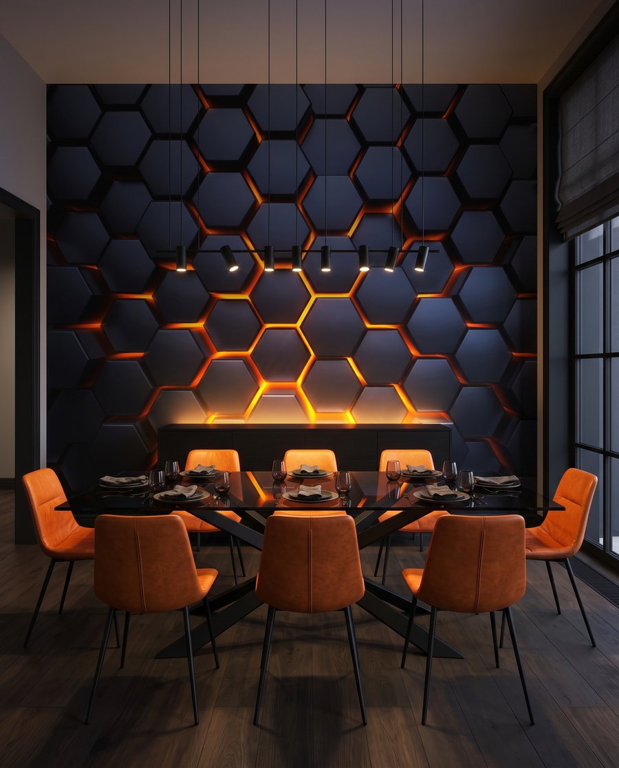 Lumină între hexagoane — interior 5