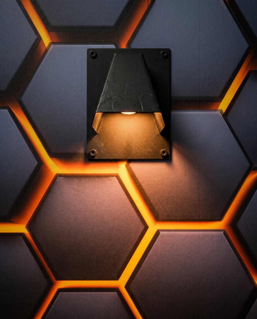 Lumină între hexagoane — detaliu