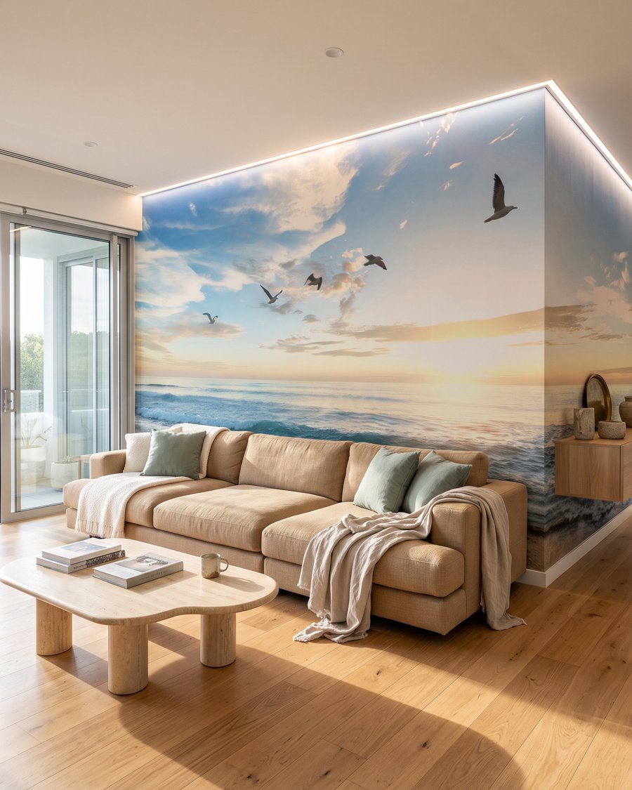 Păsări peste mare — interior 4