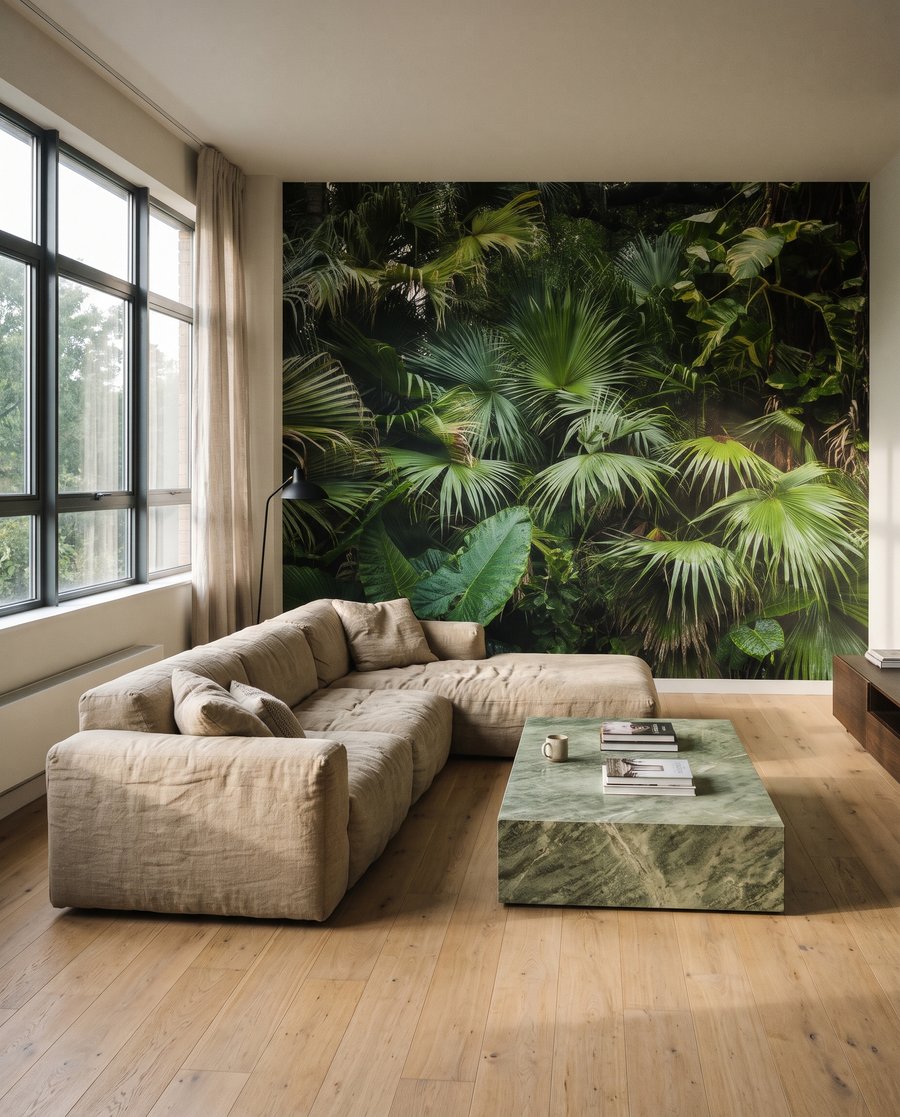 Cascadă de frunze tropicale — interior 5
