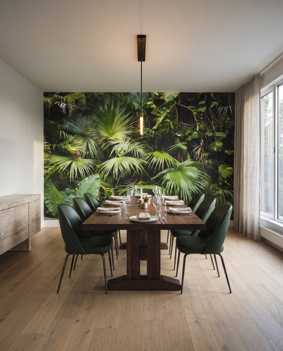 Cascadă de frunze tropicale — interior 8