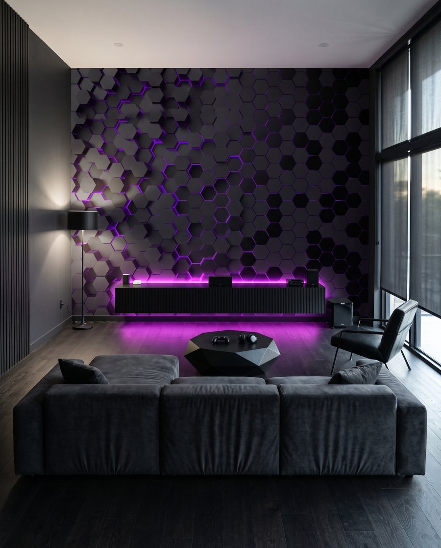 Lumină în hexagoane — interior 3