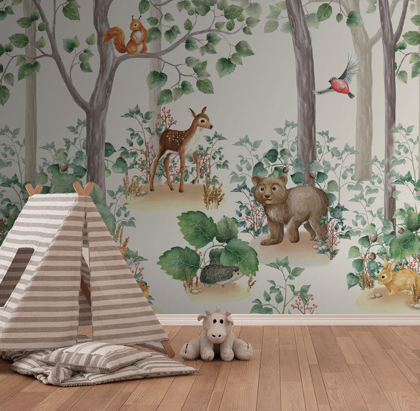 Animale din pădure — interior 2