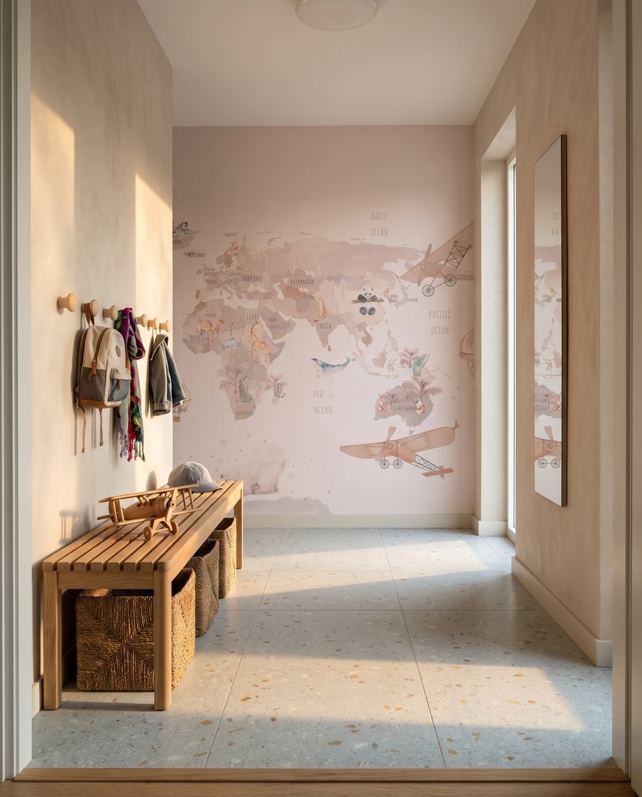 Rute roz peste hărți — interior 2