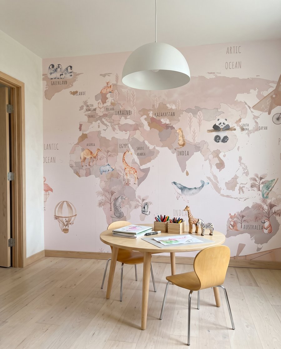 Rute roz peste hărți — interior 8