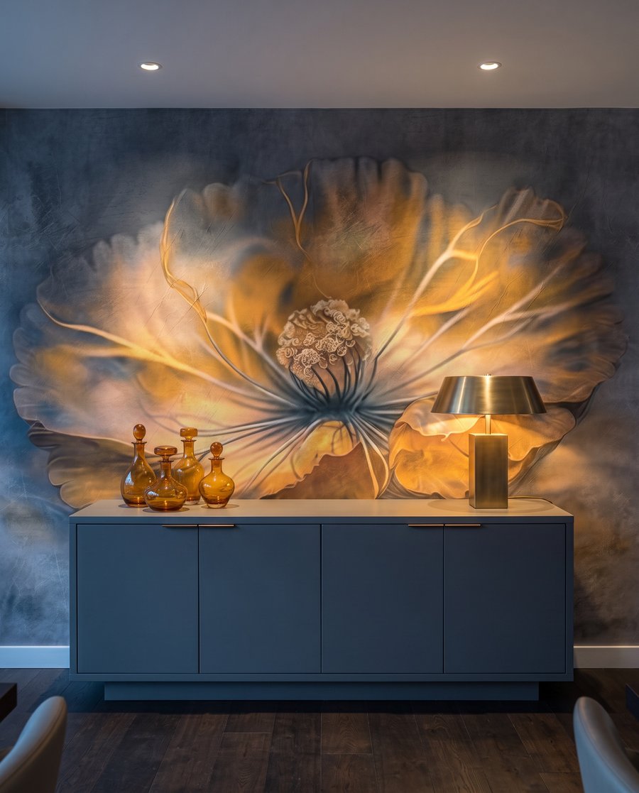 Floare în lumină chihlimbarie — interior 4