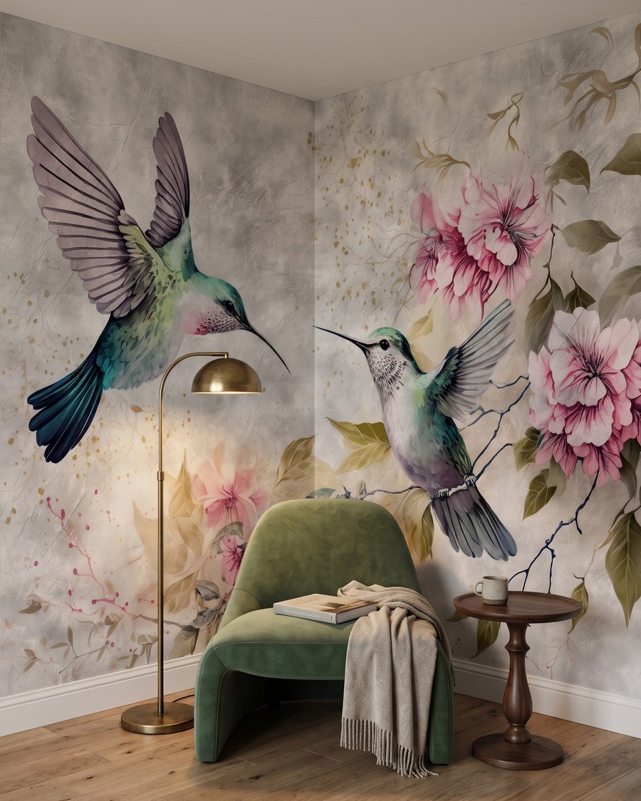 Colibri lângă flori — interior 5