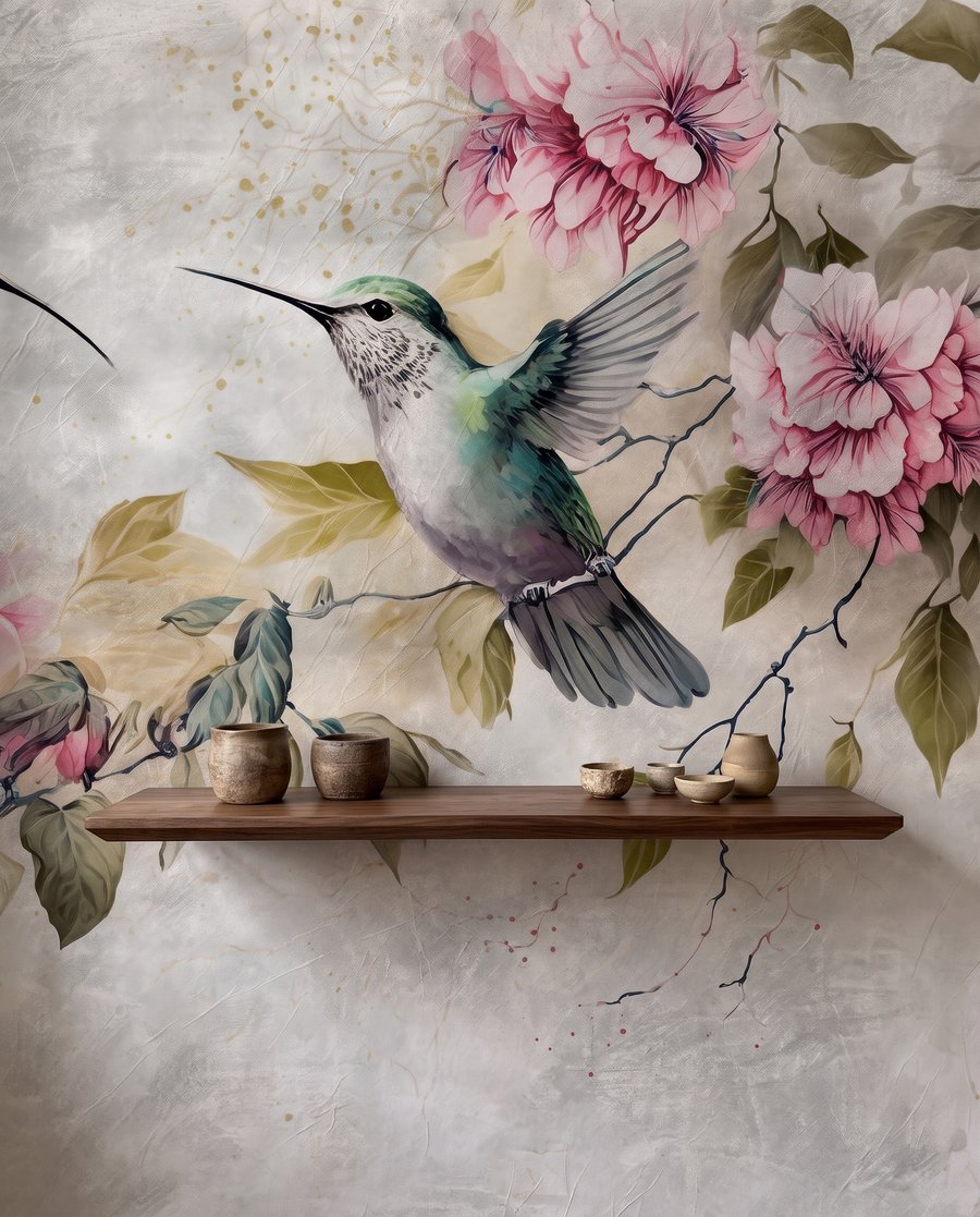 Colibri lângă flori — interior 7