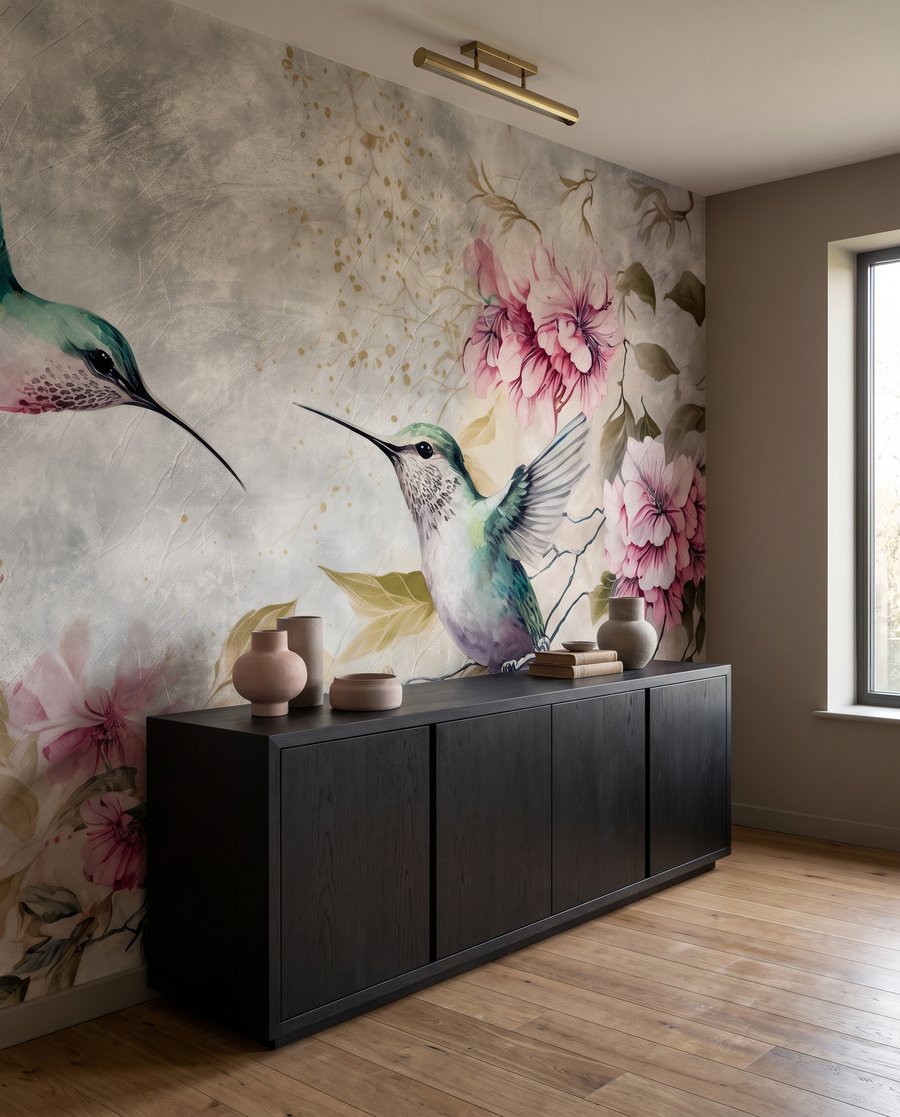 Colibri lângă flori — interior 9