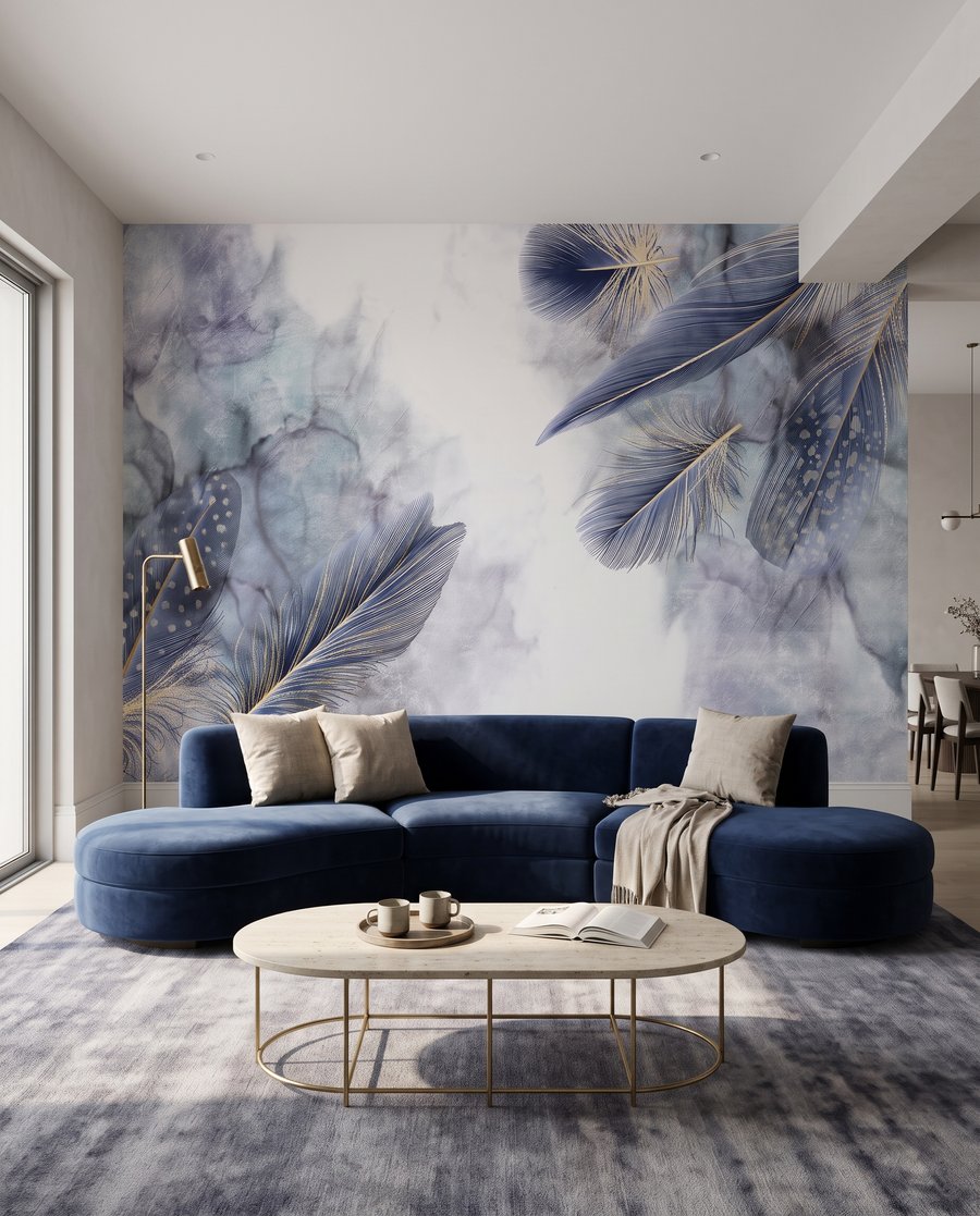 Pene albastre în ceață — interior 3