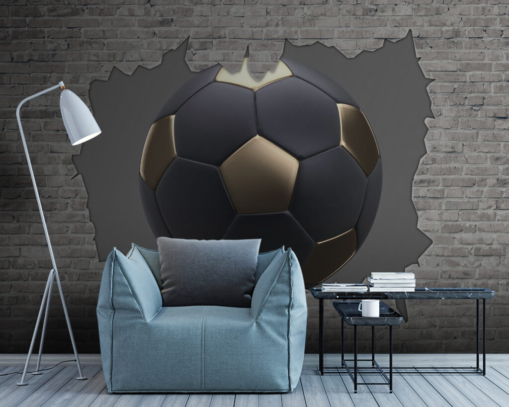 Fotbal prin cărămidă — interior 1