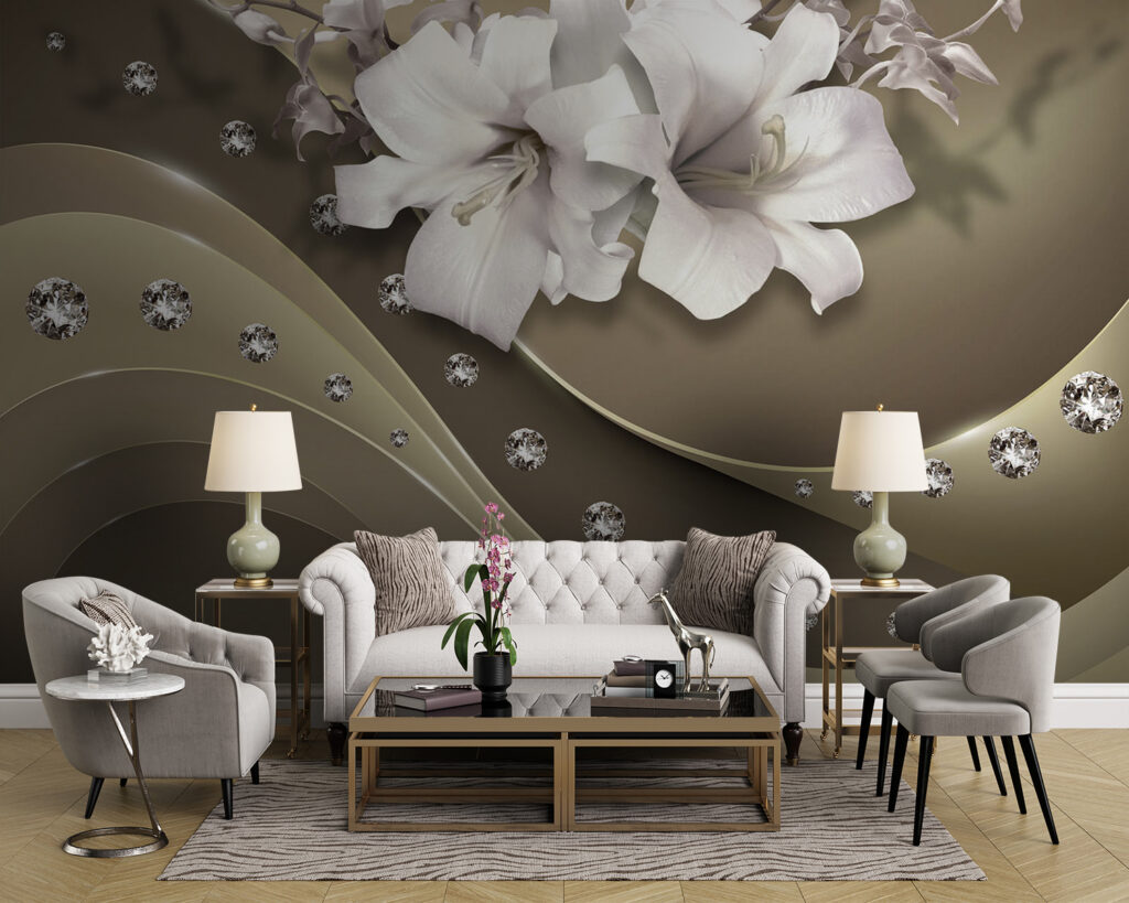 Flori albe, dungi ondulate — interior 3