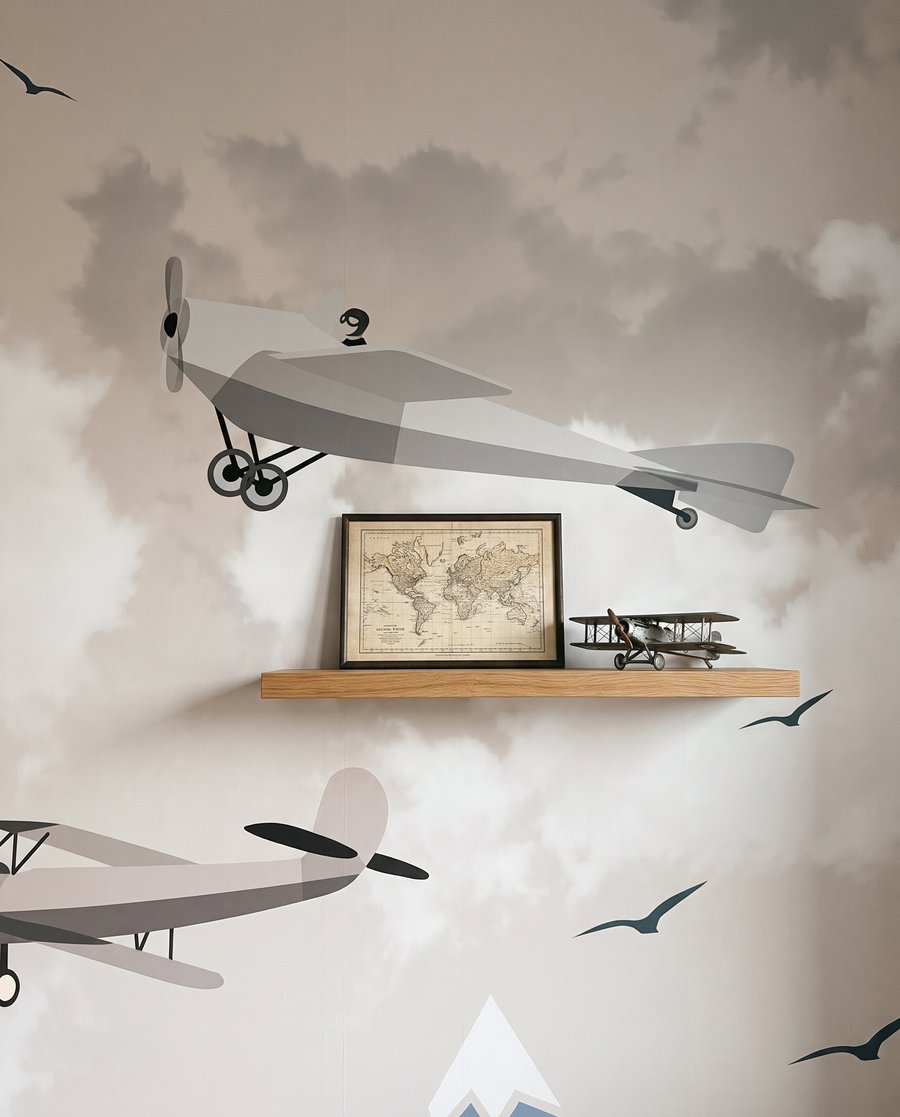 Avioane peste vârfuri — detaliu