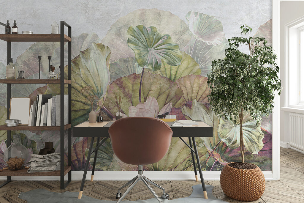Frunze de lotus pastelate — interior 5