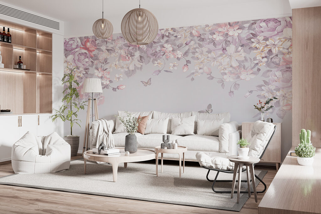 Fluturi sub arcadă florală — interior 5