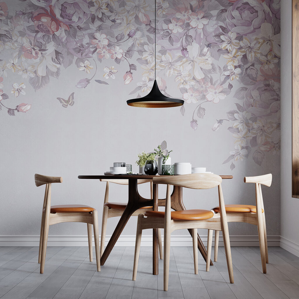 Fluturi sub arcadă florală — interior 4