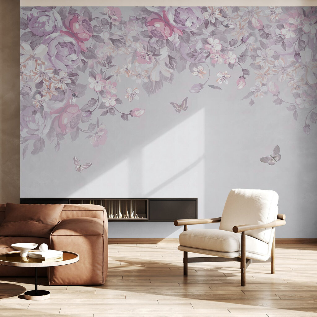 Fluturi sub arcadă florală — interior 3